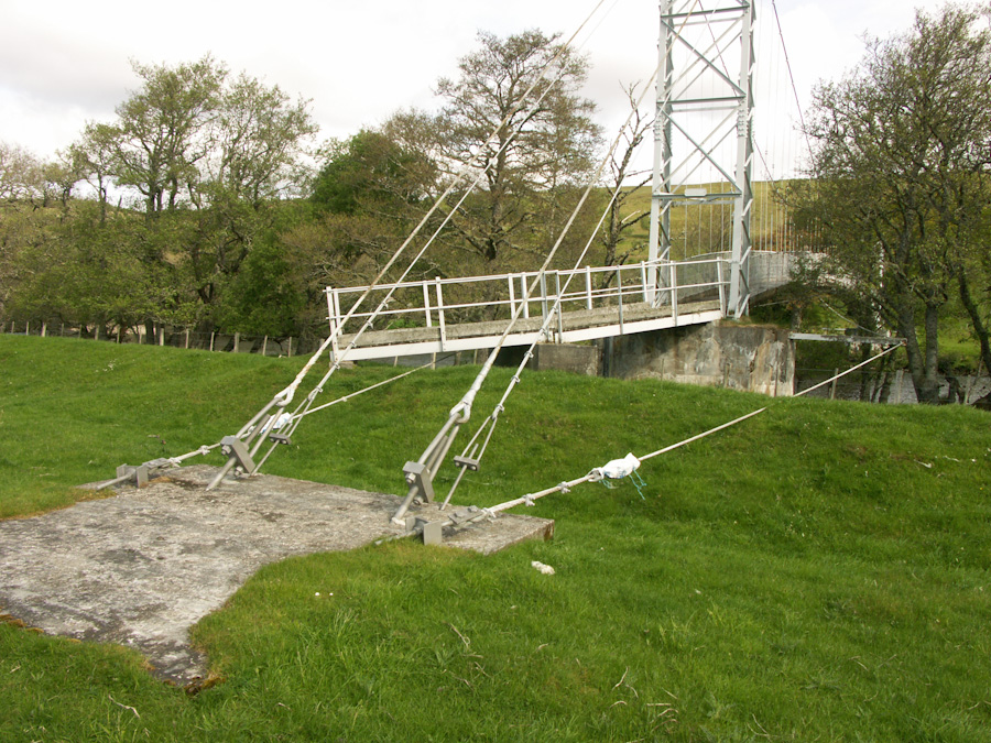 Foot Bridge over River Oykel, Brae Doune
